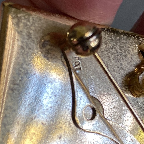 🖤Vtg💕Japanese Paper art brooch - Picture 6 of 8